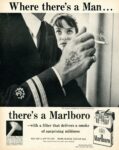 1958 Where there's a Man ... there's a Marlboro