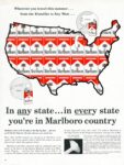 1959 Wherever you travel this summer ... from the Klondike to Key West ... Marlboro Country