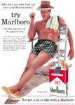 1960 Why don't you settle back and have a full-flavored smoke. try Marlboro (1)