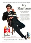 1960 Why don't you settle back and have a full-flavored smoke. try Marlboro