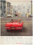 1961 Chevrolet Corvette, twice a day he takes a vacation
