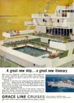 1962 A great new ship... a great new itinerary. Grace Line Cruises