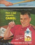 1962 Smoking more now but enjoying it less. Change to Camel! Have a real cigarette _ Camel. Roger Maris New York Yankees