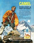 1963 Camel every inch a real smoke! Barry Corbet - expert mountain climber