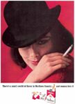 1963 There's a man's world of flavor in Marlboro Country and women love it
