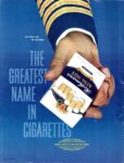 1964 As Sold On 90 Airlines. The Greatest Name In Cigarettes. Rothmans