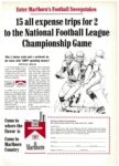 1964 Enter Marlboro's Football Sweepstakes