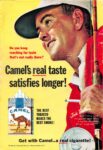 1965 Do you keep reaching for taste that's not really there. Camel's real taste satisfies longer!