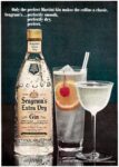 1965 Only the perfect Martini Gin makes the collins a classic. Seagram's... perfectly smooth, perfectly dry, perfect