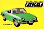 1970 Fiat 850 Spider. Fiat. The Biggest Selling Car In Europe.