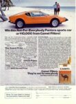 1973 Win this Not-For-Everybody Pantera sports car or $10,000 from Camel Filters!