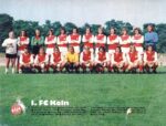 1975 1. FC Köln. Deutscher Meister 1962 und 1964