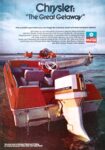 1975 Chrysler. 'The Great Getaway'. Chrysler Marine