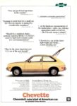 1976 Chevrolet Chevette. Chevrolet's new kind of American car
