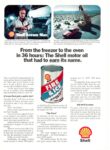 1978 From the freezer to the oven in 36 hours. The Shell motor oil that had to earn its name