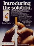 1978 Introducing the solution. Camel Lights