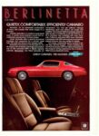 1980 Chevrolet Chevy Camaro Berlinetta. Quietly, Comfortably, Efficiently Camaro