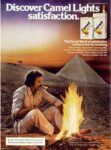 1980 Discover Camel Lights satisfaction