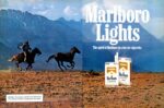 1980 Marlboro Lights. The spirit of Marlboro in a low tar cigarette