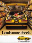 1981 Mitsubishi Colt. Loads more cheek