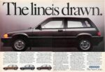 1984 Honda Civic. The line is drawn
