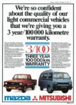 1985 Mazda & Mitsubishi (South Africa)