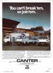 1985 Mitsubishi Canter. You can't break 'em, so join 'em.