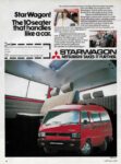 1985 Mitsubishi StarWagon. The 10 seater that handles like a car