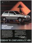 1986 Chevrolet Sprint. Merging Import Economy With American Performance