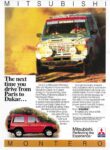 1988 Mitsubishi Montero. The next time you drive from Paris to Dakar...