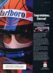 1989 Congratulations, Emerson! Marlboro