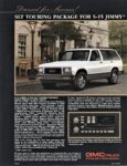 1991 GMC S-15 Jimmy SLT Touring Package. Dressed for Success!