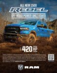 2026 RAM Rebel 1500. Off-Road Power Unleashed