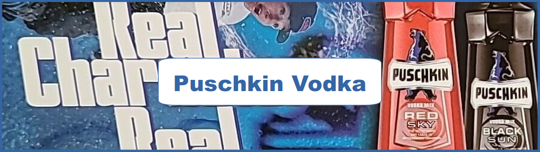 Puschkin Vodka Ad and Poster Collection