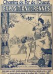 1897 Chemins de Fer de l'Ouest. Exposition de Rennes