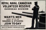 1915 Royal Naval Canadian Volunteer Reserve Overseas Division Wants Men