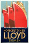 1929 Norddeutscher Lloyd Bremen. Columbus, Europa, Bremen