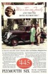 1933 Plymouth. 'We're a Two-car Family And They're Both Plymouths!'