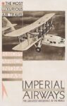 1934 The Most Luxurious Air Travel. Europe Africa India and the East. Imperial Airways
