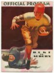 1935 Official Program, Duke vs Auburn
