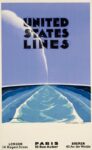 1935 United States Lines. London Paris Bremen