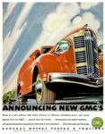 1936 GMC. Announting New GMC's