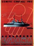 1937 Comite Central Pro. Acorazado Espana