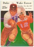 1937 Duke vs. Wake Forest. Duke Stadium