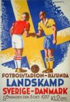 1937 Fotbollstadion - Råsunda. Landskamp Sverige - Danmark