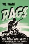1940-41 We Want Rags For Vital War Needs