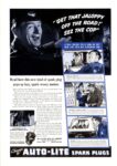 1940 ‘Get That Jaloppy Off The Road!’ Sez The Cop’ Change to Auto-Lite Spark Plugs