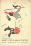 1941 Länderspiel Deutschland - Schweiz.