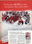 1941 Proving that Sky Chief gasoline starts quicker than a jack-rabbit! Texaco