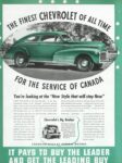 1942 Chevrolet. The Finest Chevrolet Of All Time For The Service Of Canada